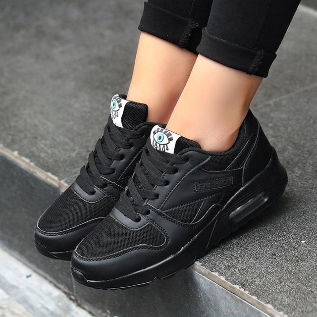 Women fashion pu leather shoes