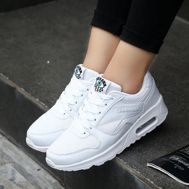 Women fashion pu leather shoes