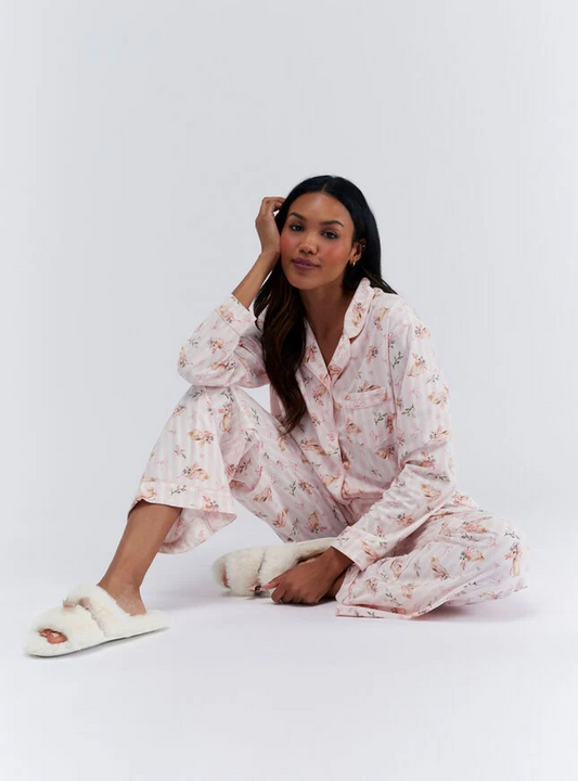 Bunnies pyjamas in a bag - Powder Pink